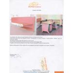 Rare Gio Ponti Desk and Wall Shelf, Forli Administrative Offices